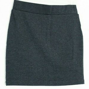 Grey Tight Mini Skirt